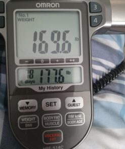 Omron Body Composition Monitor with Scale - 7 Fitness Indicators & 90-Day Memory 90-Day Memory Tracker 32 71QpJMkAR6L