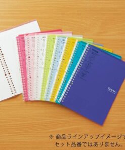 Kokuyo Campus Smart Ring Binder, Up to 25 Sheets, B5, 26 Holes, Japan Import, Transparent (RU-SP700T) 1pack 24 71Qq8AeknuL