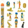 Safari Ltd. Ancient Egypt TOOB - 12 Mini Figurines: Nefertiti, Bastet, King Tut, Isis, Amulet, Mummy, Scarab, Pyramids, Sphinx, Thoth, Anubis & More - Educational Toys Boys, Girls & Kids 3+ 4 71Qqo36hTXL