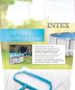 Intex 29051E Leaf Rake for Above Ground Pool Maintenance, 1-Pack, Blue 9 71Qs8rsymRL