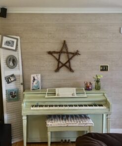 RoomMates York Wallcoverings ZB3347 Wide Wooden Planks Wallpaper, Gray/Black/Off White Gray/Black/Off-White 39 71QsG0LRW8L