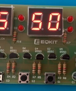 IS Soldering Project Clock, Icstation 6-Bit Digital Clock Soldering Kit DIY Soldering Practice for School Science Projects Student STEM Learning Teaching 65 71QsJ MYVL