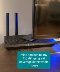 TP-Link AX1800 WiFi 6 Router (Archer AX21) – Dual Band Wireless Internet Router, Gigabit Router, Easy Mesh, Works with Alexa - A Certified for Humans Device 38 71QsVNgjEvL