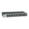 NETGEAR 10-Port Gigabit/10G Ethernet Unmanaged Switch (GS110MX) - with 8 x 1G, 2 x 10G/Multi-gig, Desktop, Wall or Rackmount, and Limited Lifetime Protection 10 port | Multi-Gig | 2xUplinks
