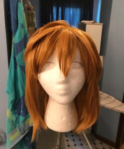 Linfairy Short Blonde Wig Halloween Cosplay Wig For Men Braid with 2 Elf Ear 53 71QuP3el1L