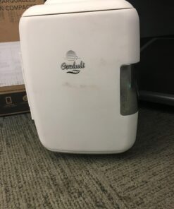 Cooluli Mini Fridge for Bedroom - Car, Office Desk & Dorm Room - Portable 4L/6 Can Electric Plug In Cooler & Warmer for Food, Drinks, Skincare Beauty & Makeup - 12v AC/DC & Exclusive USB Option, White 47 71QuVT 0GUL