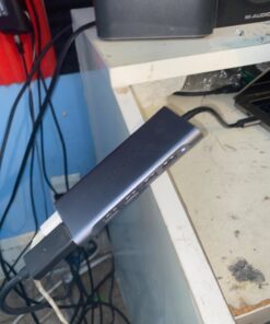 LENTION USB-C Multi-Port Hub with 4K HDMI Output, 100W PD, 4 USB 3.0 5Gbps Compatible 2023-2016 MacBook Pro, New Mac Air & Surface, Chromebook, iPhone 15, More, Stable Driver Adapter (C35, Space Gray) 37 71QuzG18aL