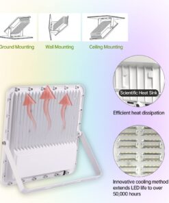 SINGSUN-LITE LED Flood Light, 10W Work Light, 5000K White Light with Eye Protection Design, IP67 Waterproof Outdoor Floodlight for Garage, Garden, Lawn, Basketball Court, Playground 12 71QxLXAQ9gL 1