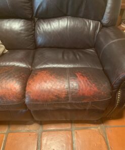 Leather Max Refinish an Aid to Color Restorer Kit/Cleaner/Color Restorer/Sponge Applicator (Dark Brown) (Leather Repair Kit) (Vinyl Repair Kit) 21 71QxTF8wpoL