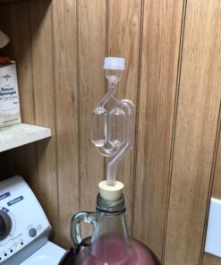 Fastrack 3 Piece Airlock for Fermentation | Hydrolocks for Fermenting Wine and Beer Making | BPA-Free Cylinder Airlock used for Brewing Wine, Beer, Pickles & more | Transparent Airlock Set Of 5 30 71QxVo v91L 1