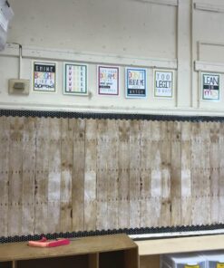Fadeless Bulletin Board Paper, Fade-Resistant Paper for Classroom Decor, 48” x 50’, Weathered Wood, 1 Roll 4-Feet by 50-Feet 41 71QxvgOjlCL