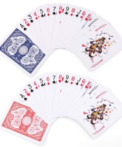 LotFancy Playing Cards, 12 Pack, Decks of Cards Bulk, Poker Size, Standard Index, for Blackjack, Euchre, Canasta Card Game, 6 Blue and 6 Red, Casino Grade 14 71Qxy9XfQvL