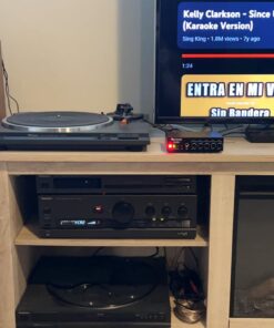 FIFINE UHF Dual Channel Wireless Handheld Microphone, Easy-to-use Karaoke Wireless Microphone System-K036 39 71QyKI4uW3L