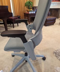 CLATINA Swivel Executive Computer Chair with 3D Armrest and Lumbar Support, Adjustable Ergonomic Fabric Backrest Task Chair for Home Office Conference Room 1 pack-No headrest Black-fabric 34 71Qya7dg1L