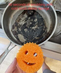 Scrub Daddy Color Sponge - Scratch-Free Multipurpose Dish Sponge Color Variety Pack - BPA Free & Made with Polymer Foam - Stain & Odor Resistant Kitchen Sponge (3 Count) 3 Count (Pack of 1) Scrub Daddy Colors 36 71Qyk67IdNL