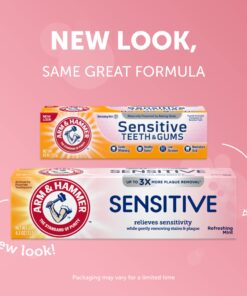 Alternative view of Arm & Hammer Sensitive Toothpaste, Refreshing Mint, Relieves Sensitivity, 4.5 Ounce (Pack of 12) 4.5 Ounce (Pack of 12)