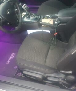 OPT7 Aura Interior Car Lights with Remote Control, Color Change, Music Sync Inside Ambient Lighting Kit, LED Lights for Car Truck Under Dash Accessories, Charger Adapter 12V, 6pc Single Row LED Strip RGB 42 71QzOl8i8L