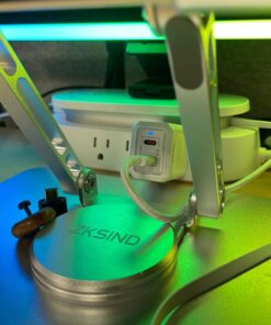 Anker 647 Charging Station (100W), 10-in-1 Power Strip with 6 AC, 1 USB-A, 1 USB-C, 2 Retractable USB C Cables (3ft), 5ft Extension Cord,Power Delivery for Conference Rooms, Desktop Accessory 53 71Qzv4WyCL