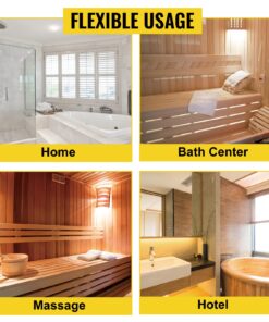 Happybuy Steam Generator 9KW Steam Showers 220V-240V Sauna Steam Generator with Programmable Controller for Home SPA Bathroom Hotel Shower Steam(Controller Not Contain Battery) 9KW-2 26 71R 3fWiabL