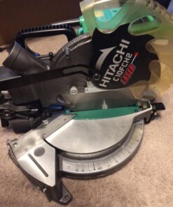 Hitachi C10FCH2 15-Amp 10-inch Single Bevel Compound Miter Saw with Laser Marker 42 71R 7NdjDQL