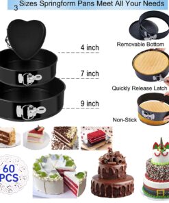 Alternative view of Cake Decorating Kits 567 PCS Baking Set with Springform Pans Set, Rotating Turntable, Decorating Tools, Cake Baking Supplies for Beginners and Cake Lovers