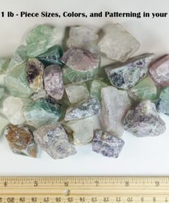 Fantasia Materials: 3 lbs Rainbow Fluorite Rough Stones from China 19 71R KUCipnL 1