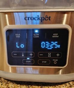 Crockpot™ 7-Quart Cook & Carry™ Slow Cooker with Sous Vide,Programmable, Stainless Steel 40 71R PG2lGHL