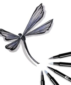 Tombow Dual Brush Pen Art Markers, Grayscale, 6-Pack Gray Scale 19 71R Vr4aKzL