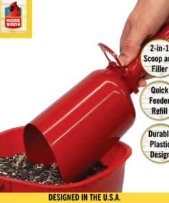 Alternative view of More Birds Quick Release Seed Scoop, Seed Dispenser, 1.33 lb Seed Capacity