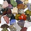 3 lbs of a Bulk Rough Asia Stone Mix - with 40 Exotic Stone Types - Large 1" Natural Raw Stones & Fountain Rocks for Tumbling, Cabbing, Polishing, Wire Wrapping, Wicca & Reiki Crystal Healing 42 71R05ULYuL