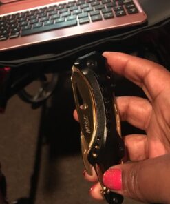 MTECH USA MT-A705 Series – Spring Assisted Folding Knife, Pocket Clip, Tactical, EDC, Self Defense Black/Gold 4.5-inch closed 38 71R08IkyMbL