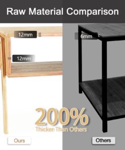 LASUAVY Bamboo Nightstands Set of 2 – Stackable Side Tables with Open Storage Compartment – Rustic Wood Bedside Tables for Bedroom, Living Room, Nursery – Modern and Versatile,Natural 1 32 71R0MzSgh1L