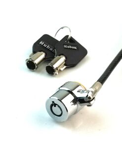RUBAN Notebook Lock and Security Cable (PC/Laptop) Two Keys 6.2 Foot (Black) only fit Security Slot (7x3mm) 21 71R0edFhXDL