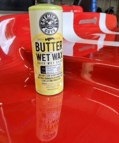 Chemical Guys WAC_201_16 Butter Wet Wax, Deep Wet Shine for Cars, Trucks, SUVs, RVs & More, 16 fl oz, Banana Scent 16 oz 45 71R12k8eNjL