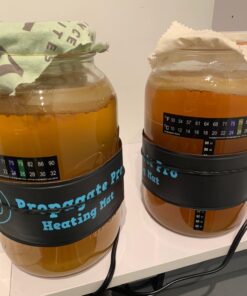 Wrap Around Kombucha Heater Belt | Propagate Pro Brewing and Fermentation Heat Mat Warmer | Keeps Your SCOBY Happy and Productive with Stickon Thermometer 2 3 inch x 20 inch 42 71R13zFr2iL