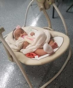 Ingenuity Soothe 'n Delight Compact Portable 6-Speed Plush Baby Swing with Music, Folds Easy, 0-9 Months 6-20 lbs (Cozy Kingdom) Cozy Kingdom 42 71R1ZEHnzWL