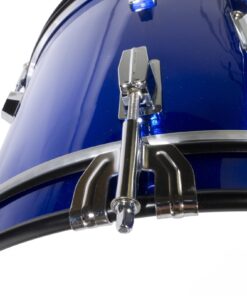 Mendini By Cecilio Drum Set – 3-Piece Kids Drum Set (16"), Includes Bass Drum, Tom, Snare, Drum Throne - Musical Instruments for Age 6-12, Metallic Blue Drum Kit Blue Metallic 16-inch 19 71R2sWsnNNL