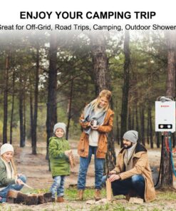 Tankless Water Heater, Camplux 1.58GPM Outdoor Propane Gas Water Heater with Portable Handle, White, 6L 22 71R38DzlWsL