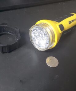 Dorcy 55 Lumen Floating Water Resistant LED Flashlight with Carabineer Clip, Yellow (41-2510) 31 71R4QU0rgvL