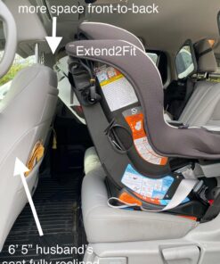 Graco Extend2Fit Convertible Car Seat, Ride Rear Facing Longer with Extend2Fit, Gotham 33 71R4YSyREwL