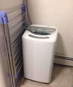 Household Essentials Collapsible Adjustable Gullwing Metal Clothes Drying Rack, Grey 13 71R4mz58p3L