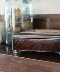 Cottage Garden My Wish for You to Embrace Life Amber Earth Tone Jeweled Music Box Plays Edelweiss 13 71R5ozYgRuL