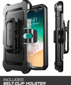 SUPCASE Unicorn Beetle Pro Series Case Designed Designed for iPhone X, with Built-In Screen Protector Full-body Rugged Holster Case for Apple iPhone X / iPhone 10 (2017 Release) (Black) Black 28 71R6YTUn3dL