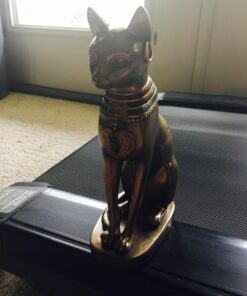 Top Collection Goddess Bastet Statue - Ancient Egyptian Goddess of Protection Sculpture in Premium Cold Cast Bronze - 8-Inch Collectible Fertility Cat Figurine 39 71R7FhOqZOL