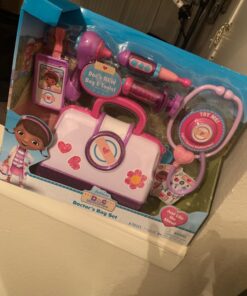 DOC MCSTUFFINS Disney Junior Toy Hospital Doctor's Bag Set, 7-piece Dress Up and Pretend Play Doctor Kit, Officially Licensed Kids Toys for Ages 3 Up Multicolor 36 71R8ZRmOBL