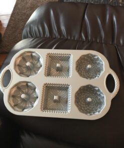 Nordicware 3.5 Cup Geo Bundtlette Pan 19 71R8l1sL4ZL