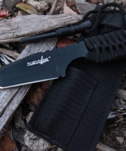 Alternative view of Outdoor Fixed Blade Knife Black