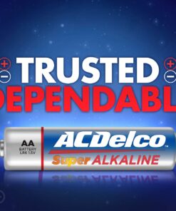 ACDelco 40-Count AA Batteries, Maximum Power Super Alkaline Battery, 10-Year Shelf Life, Reclosable Packaging, Blue 40 Count (Pack of 1) 28 71RAC7tVyoL