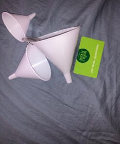 Norpro Plastic Funnel, Set of 3, Set of Three, White 31 71RATmnqRtL