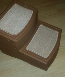 Pet Gear Easy Step II Pet Stairs, 2 Step For Cats/Dogs Up To 75-Pounds, Portable, Removable Washable Carpet Tread, No Tools Required, Available In 4 Colors,Light Cocoa Light Cocoa 31 71RBpKL6ktL